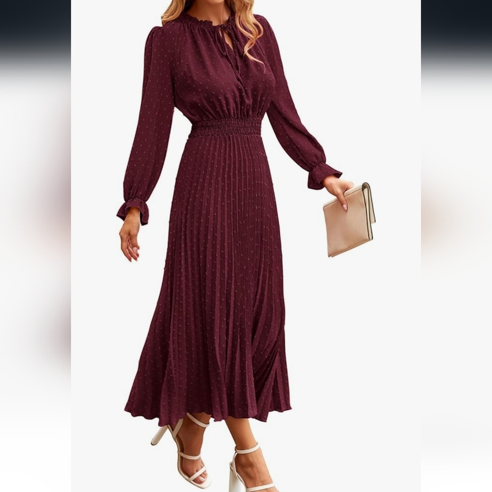Prettygarden long sleeve maxi dress